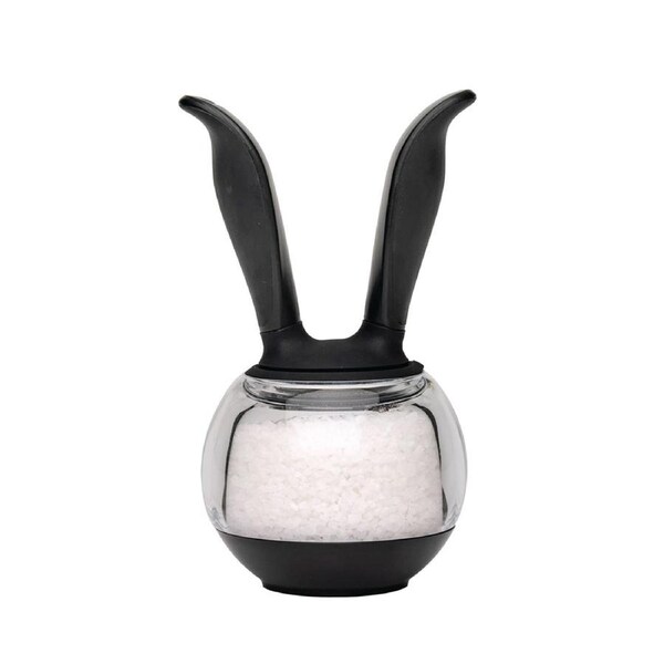 Chef N Saltball Adjustable Grind Salt Grinder Condiment/Seasoning Mill Black