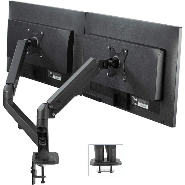 Dual Monitor Desk Mount Stand 17-27in