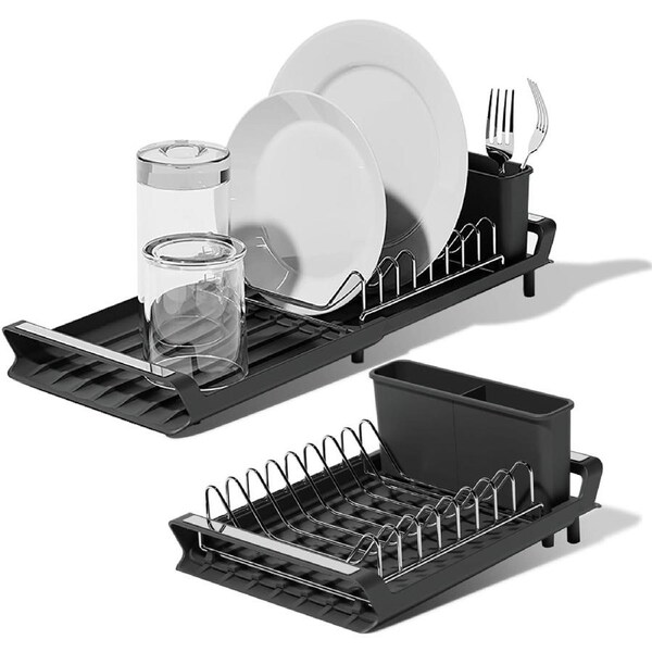 Dish Drying Rack, Expandable Large Capacity Kitchen