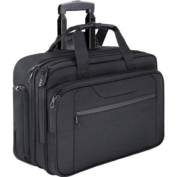 Rolling Laptop Bag Fits 17.3" Waterproof