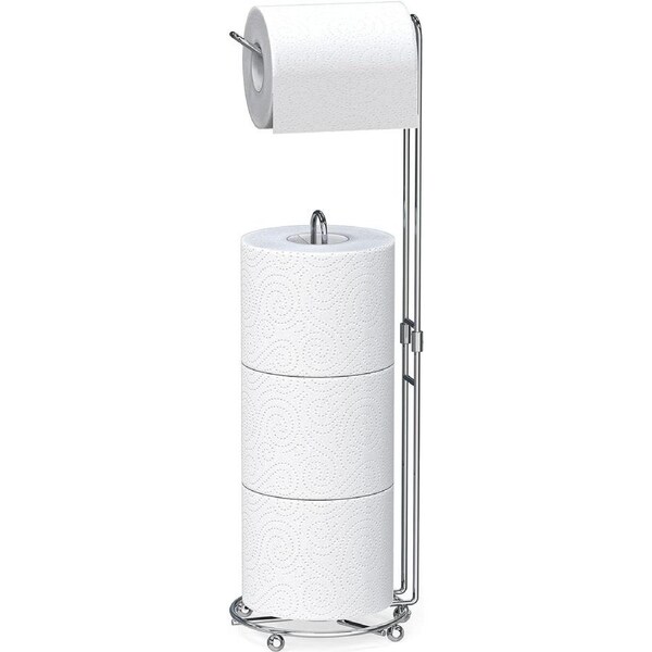 Toilet Paper Stand Storage Chrome