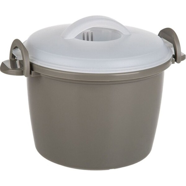 Progressive Prep Solutions 1.4L Microwave Rice Cooker Food/Vegetable Steamer Set