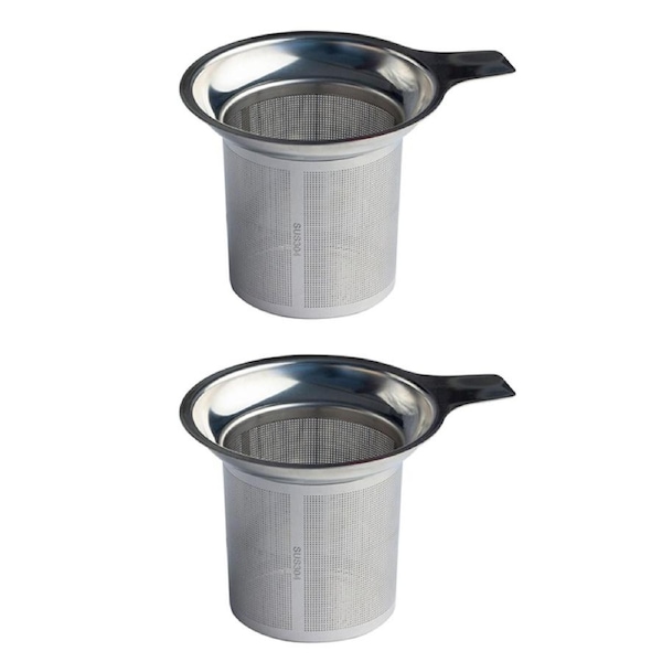 2x Cuisena 9cm Stainless Steel Deluxe Tea Infuser/Strainer Mesh Filter Diffuser