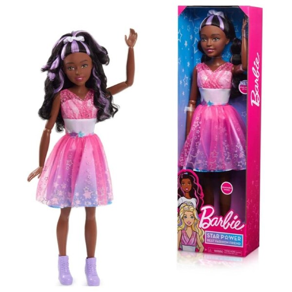 Barbie Star Power Best Fashion Friend Dark Brunette 28 inch Doll
