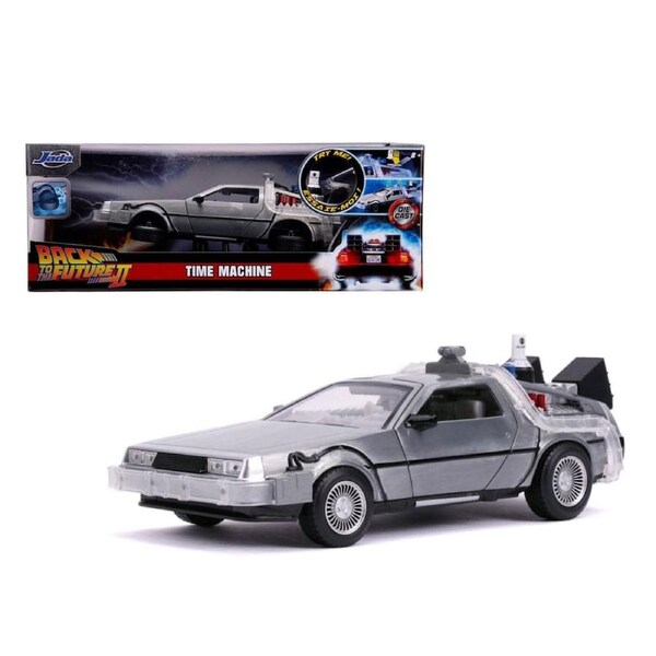 Back to the Future 2 DeLorean Time Machine 1:24 Scale Light Up Model Car