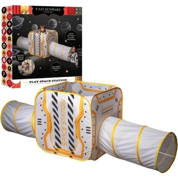 Fao Play Space Station 2 in 1 Indoor / Outdoor Tunnel & Play Tent Playpen