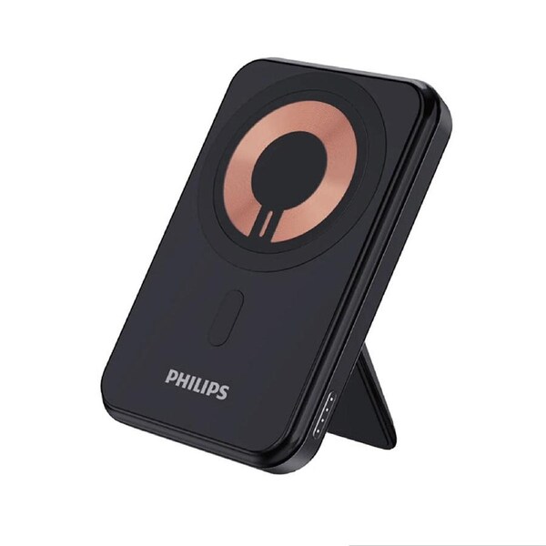 Philips Magnetic 15W Wireless Charger 10000mAh MagSafe Power Bank Battery Black