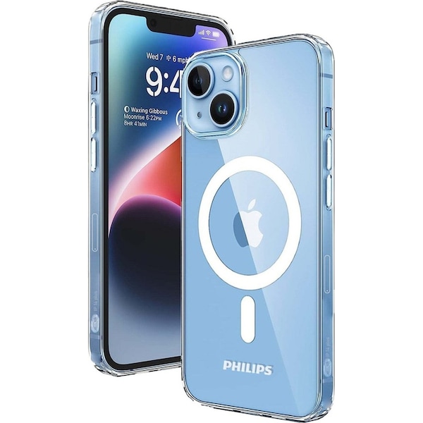Philips MagSafe Case Drop Protection Bumper Cover For Apple iPhone 14 Plus Clear