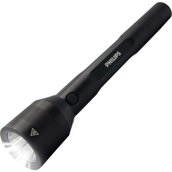 Philips Rechargeable LED Flashlight Handheld Camping 1000LM Torch Light Black