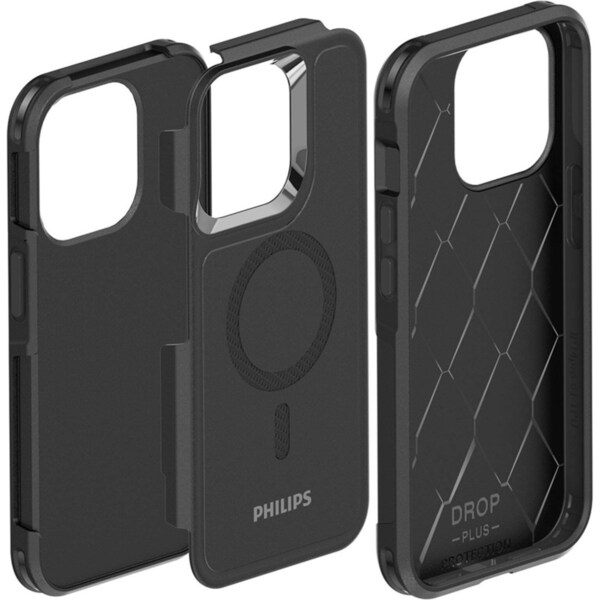 Philips MagSafe Armor Case Protection Cover For Apple iPhone 14 Pro Max Black