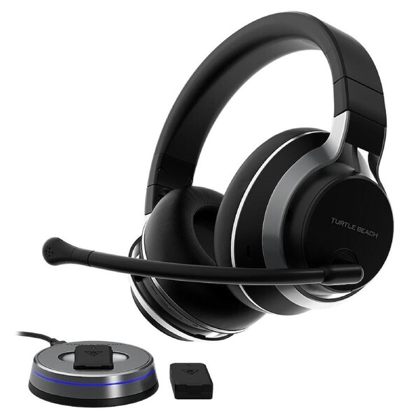 Turtle Beach Stealth Pro Multiplatform Wireless Noise-Cancelling Gaming Headset for PlayStation (Black)