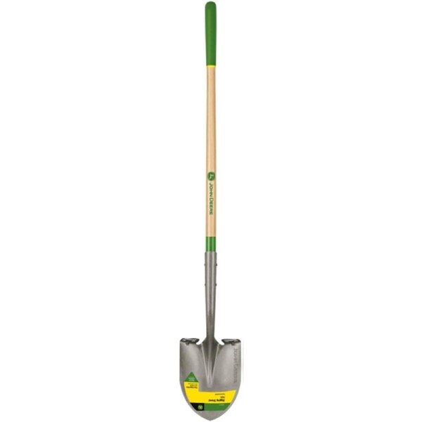 Truper Tools John Deere Round-Point Shovel Ash Handle 22.86 cm/9'' Grip