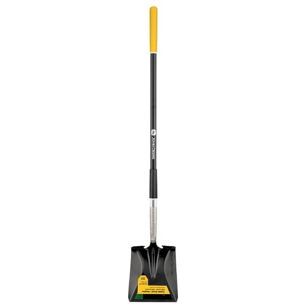 Truper Tools John Deere Square-Point Shovel Fiberglass Handle 22.86 cm/9''