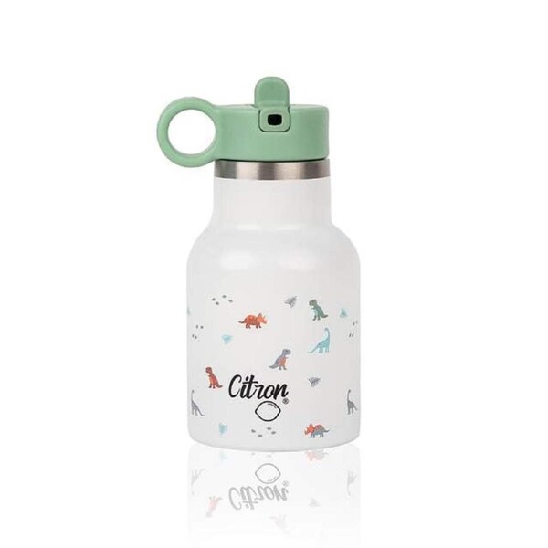 Little Water Bottle - QR-Enabled Lost-Proof 250ml - Dino