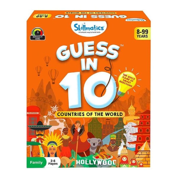 Skillmatics Guess in 10 Countries of the World Card Game