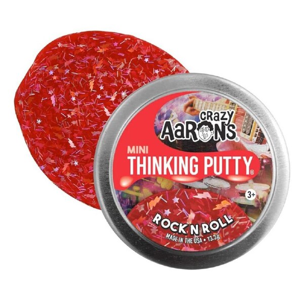Crazy Aaron's 2 inch Star Effects Mini Thinking Putty Rock N Roll