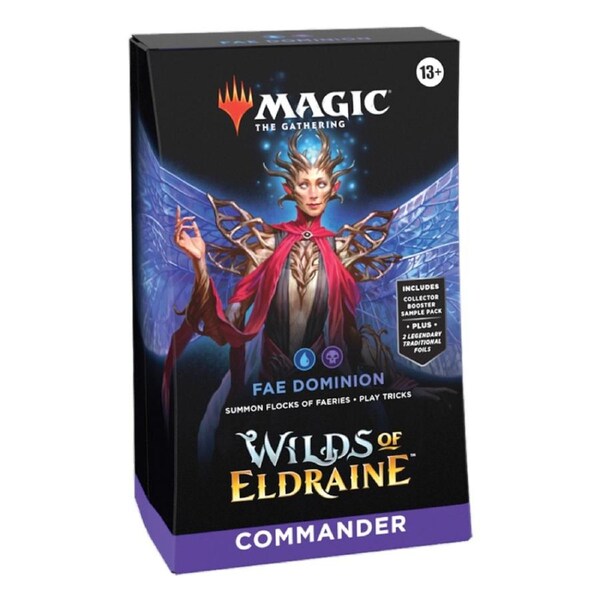 Magic the Gathering: Wilds of Eldraine Fae Dominion Commander Deck