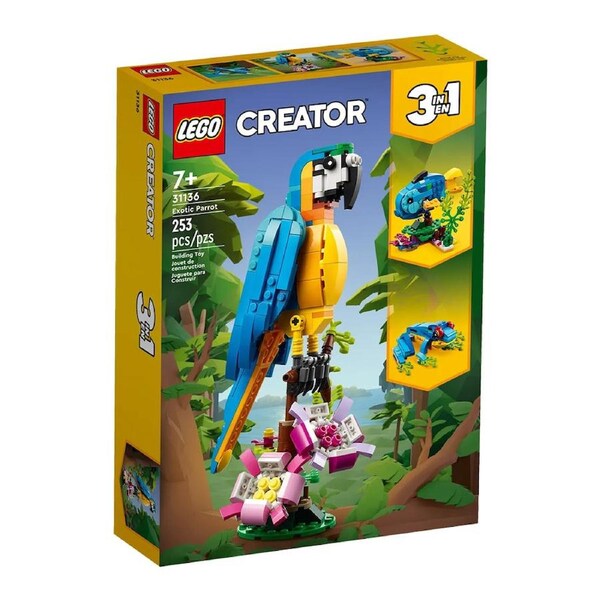 LEGO Creator 3 In 1 Exotic Parrot (31136)