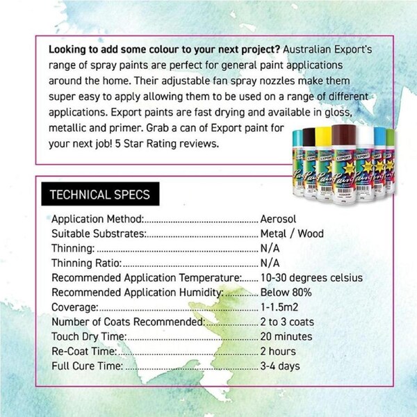 Export Paint Black Satin 250gm