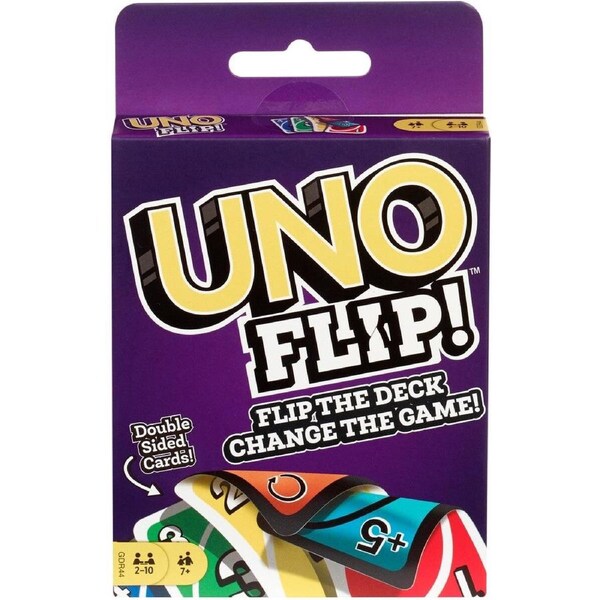 UNO FLIP Card Game Double Sided Cards Family Fun