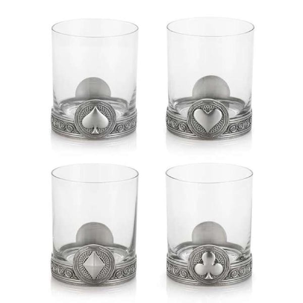 Royal Selangor Ace 4-Tumbler Set (30cL)