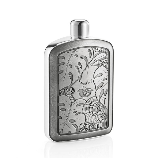 Royal Selangor Douglas Monstera Hip Flask (15cl) (LE)
