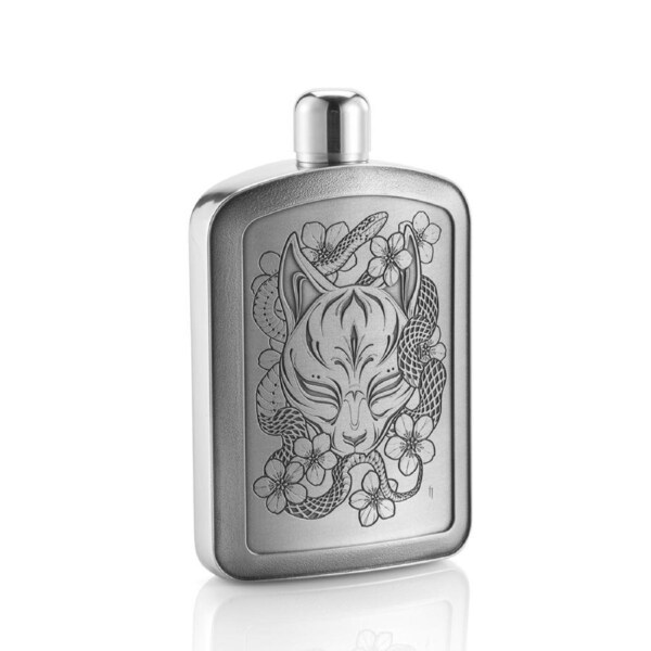 Royal Selangor Fin T Kitsune Hip Flask (15cl) (LE)