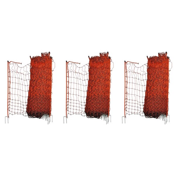 Thunderbird 3x 50m x 106cm Electric Poultry Netting