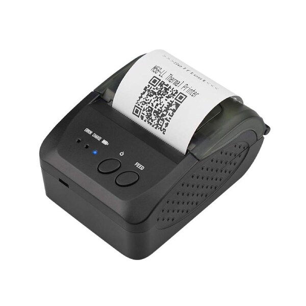 ANDOWL 58mm Portable Thermal Printer Bluetooth Rechargeable Battery Q-P01