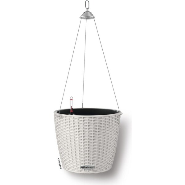 NIDO Cottage 28 Hanging Planter - Light Grey