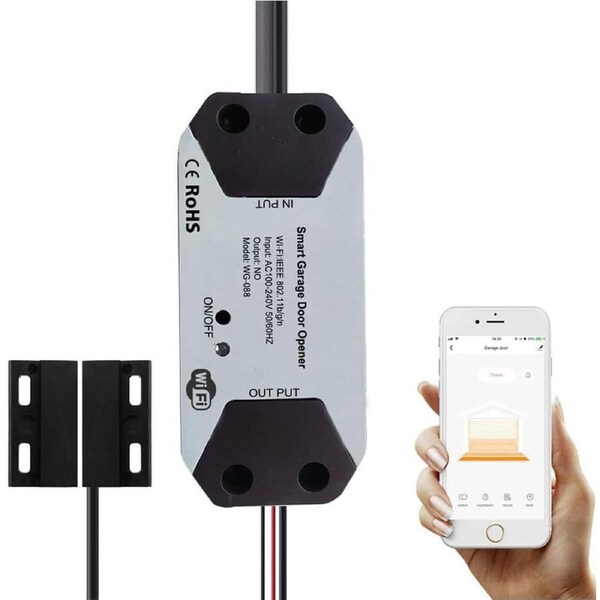 WIFI Smart Garage Door Opener Wireless APP Phone Remote Voice Controller Switch