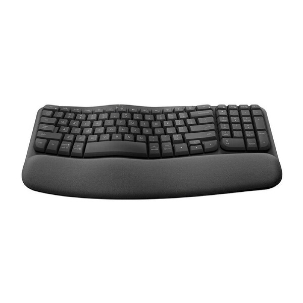 Logitech Wave Keys Wireless Ergonomic Keyboard - Graphite [920-012281]