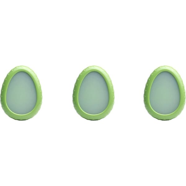 3x Cuisena 14cm Fresh Avocado Keeper Silicone Pod Food Storage Container Green