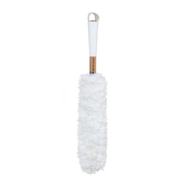 Full Circle Dust Whisperer Replaceable Microfibre Duster Home Cleaning White