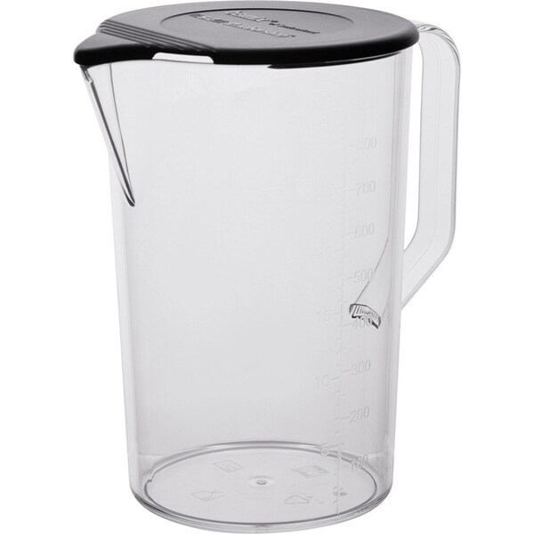 Bamix 16cm/1L Plastic Jug w/ Lid Kitchen Juice/Water Drinking Pitcher Clear