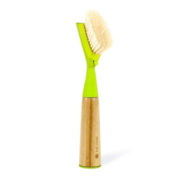 Full Circle Suds Up Soap Dispensing Dish Cleaner Brush Cleaning Bristles White