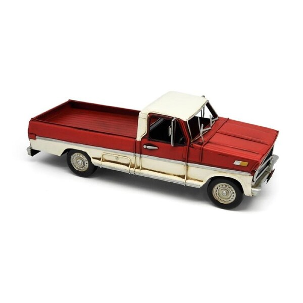 Boyle 1970 Ford F-100 Ranger Metal Ornament Home Vehicle/Car Decor Red 33cm