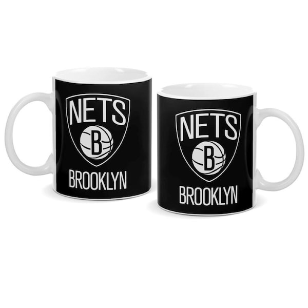 NBA Brooklyn Nets Basketball Ceramic Coffee Mug Cup