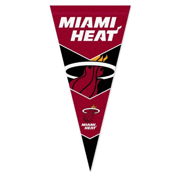 NBA Miami Heat Basketball Soft Felt Wall Flag Pennant Sign
