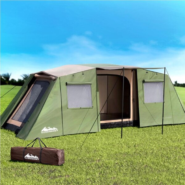 10 Person Weisshorn Beach Tent Instant Up Camping Tent Hiking Tents 3 Rooms