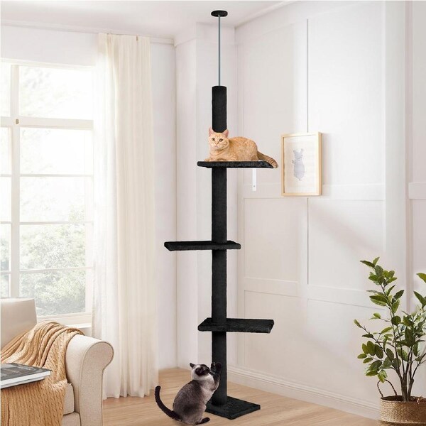 BEASTIE Cat Tree Scratching Post Scratcher Tower Condo House Furniture 230-286cm
