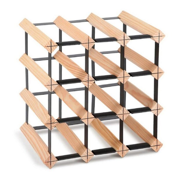 Artiss 12 20 42 72 110 120 Bottle Timber Red Wine Rack Wooden Storage Cellar 12 Bottles