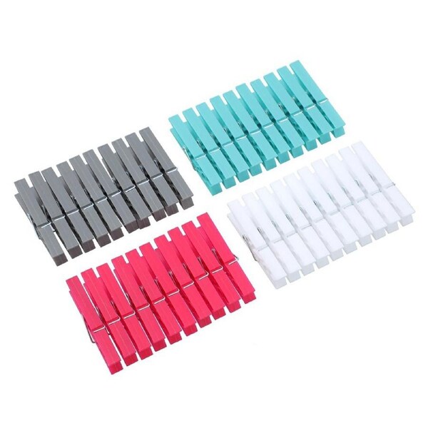 10x 40PK Hangit Essential Clothes Pegs Hanging Laundry Pin Undergarment Clips