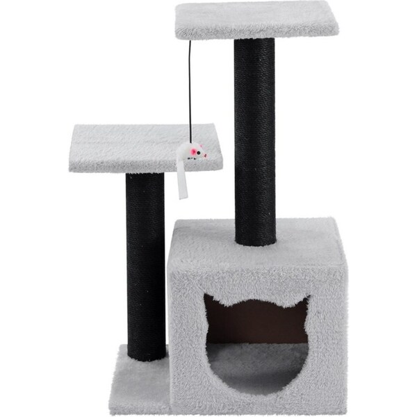 Paws & Claws 63cm Catsby Cat/Kitten Double Platform Hideaway Tower Assorted
