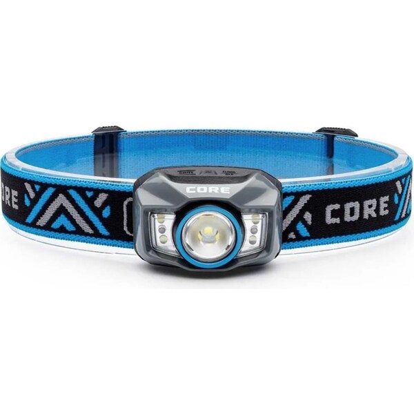 Core 300 Lumen Rechargeable Plastic LED Headlamp w/ USB Cable Kit Camp/Hike