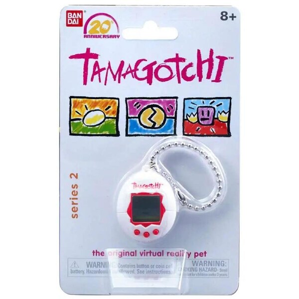Bandai Chibi Mini Tamagotchi - White & Red