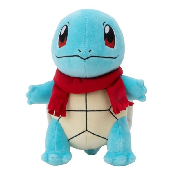 Pokemon Squirtle Holiday Scarf 8 inch Plush