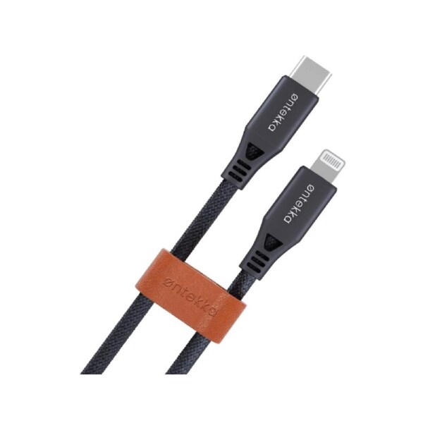 Ontekka Lightning to USB-C Cable - Grey 1.2m Length