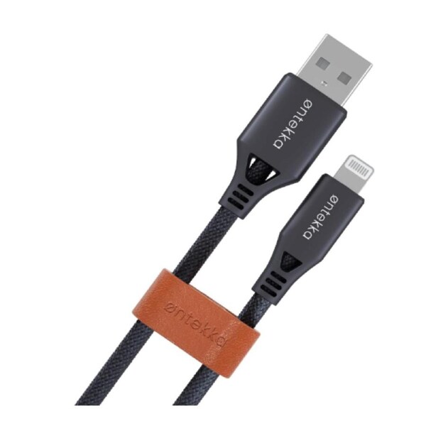 Ontekka USB-A to USB-C Cable Grey 1.2m Length