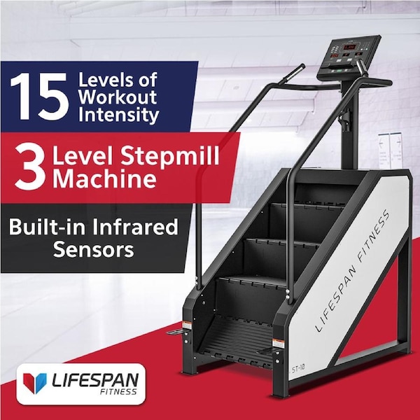 Lifespan Fitness ST-10 Stair Climber 3 Level Stepmill Machine